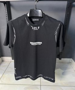 BB Paris Unity Splatter Logo Black T-Shirt