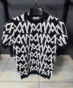 MN AllOver Jacquard Monogram Knit T Shirt