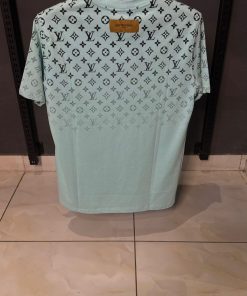 Alternative view of Louis V Monogram Gradient Mint Green Cotton T Shirt