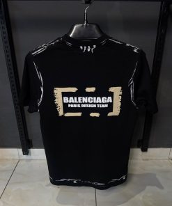 Alternative view of BB Paris Unity Splatter Logo Black T-Shirt