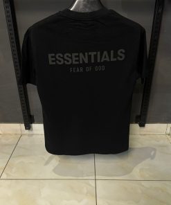 Alternative view of Essentials Fear of God Core Collection Logo Black T Shirt