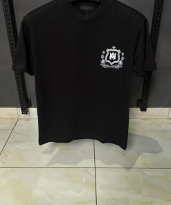 AR Black Club Hollywood Crest Logo T Shirt
