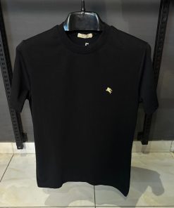 BR Gold EKD Emblem Cotton T Shirt Black