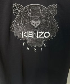 Alternative view of KNZ Paris Embroidered Tiger Crest Cotton T Shirt