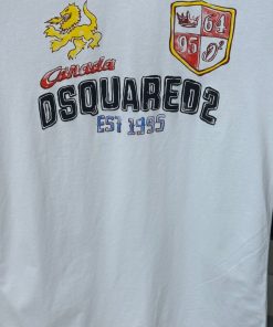 Alternative view of DSQ2 Canada Graphic Cotton White T Shirt