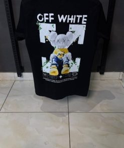 OFFW Meteor Logo Graphic Black T Shirt