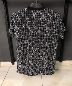 Alternative view of HRM Paris Black White Monogram Grid T Shirt