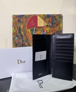 Alternative view of DR Diamond Long Vertical Wallet Grey