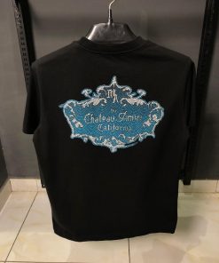 Alternative view of AR Blue Sketch Art Graffiti Logo T Shirt