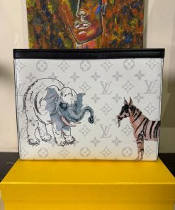 Louis V x Chapman Brothers Pochette Voyage