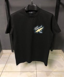 Alternative view of AR Black Crystal Wing Graphic T Shirt