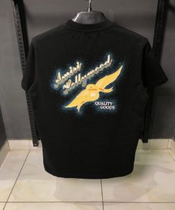 AR Black Crystal Wing Graphic T Shirt
