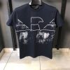 Emporio Armani EA7 Oversized Eagle Outline Graphic T-Shirt
